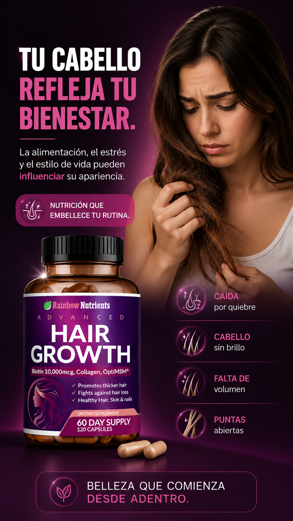 Advanced Hair Growth – Rainbow Nutrients