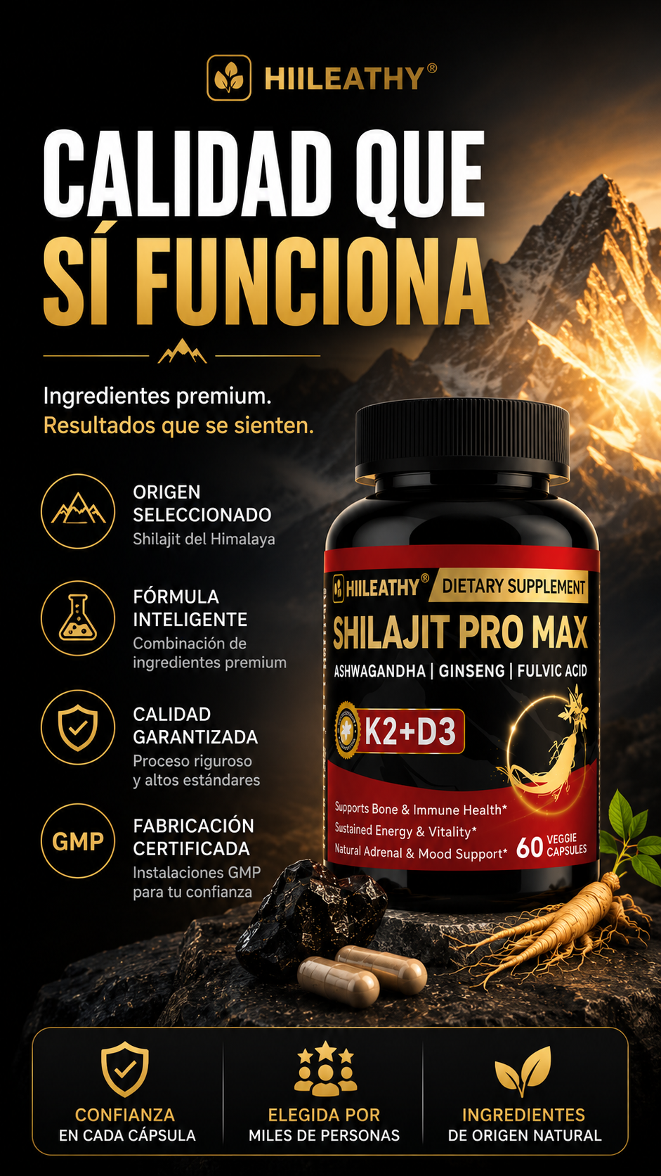 Shilajit Pro Max - Hiileathy