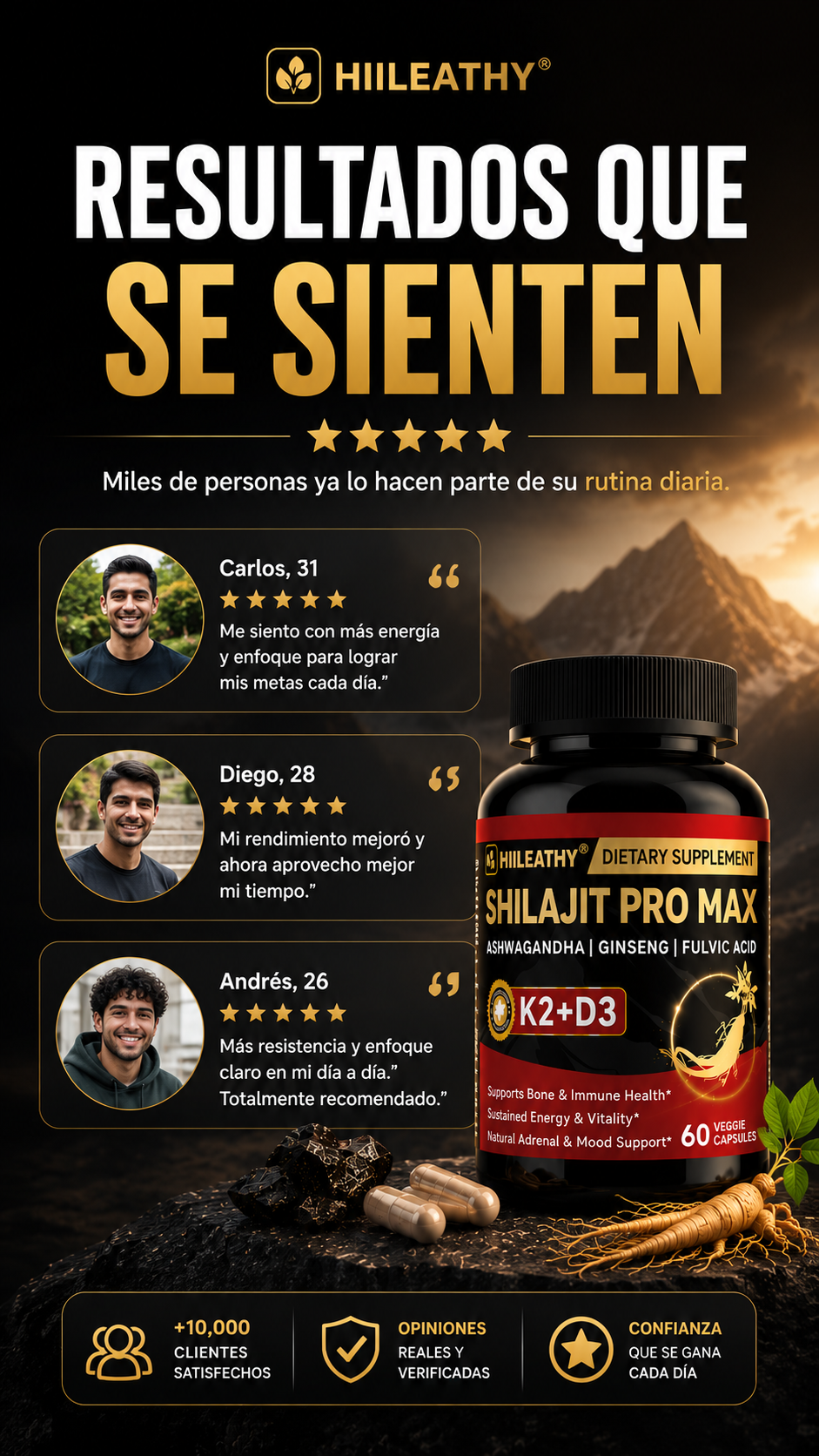 Shilajit Pro Max - Hiileathy