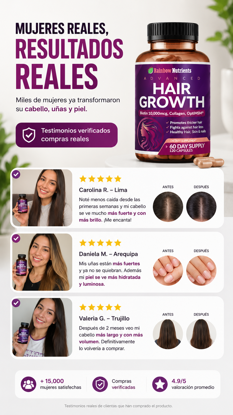 Hair Growth – Rainbow Nutrients