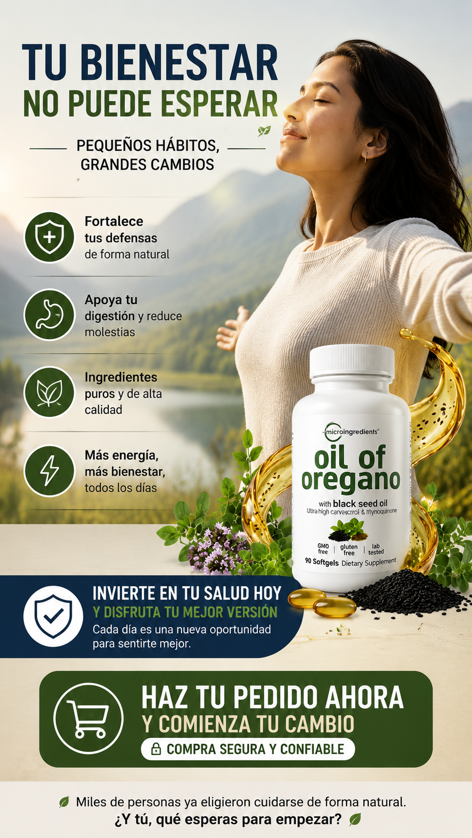 Frasco Oil of Oregano - Microingredients