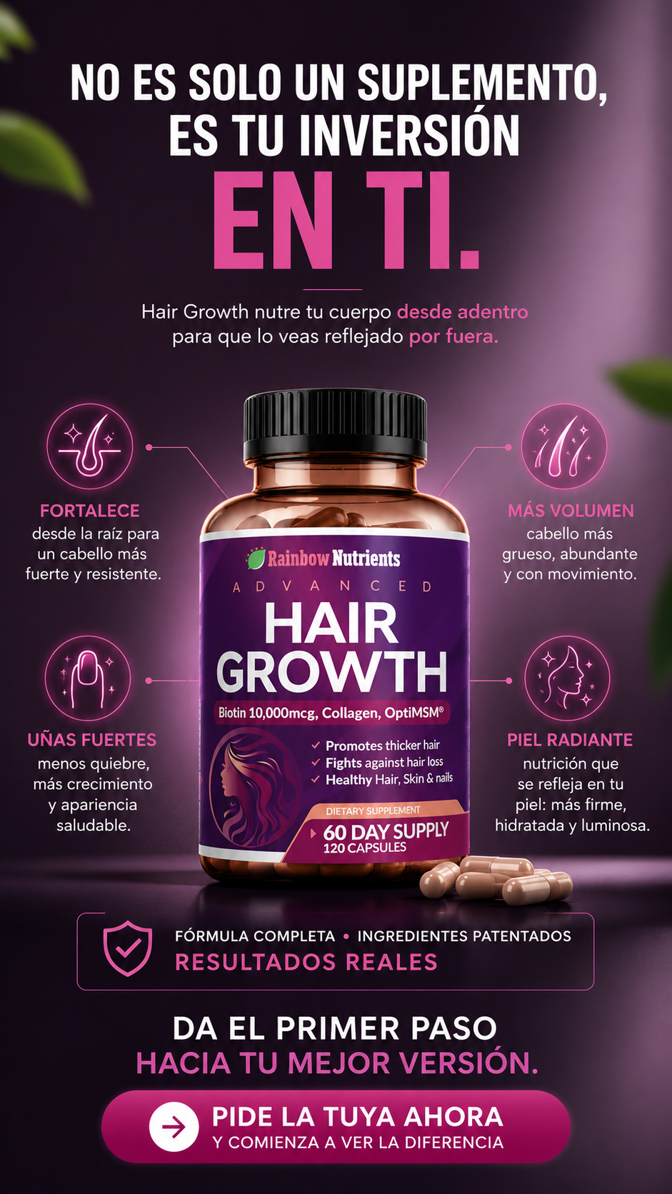 Hair Growth – Rainbow Nutrients